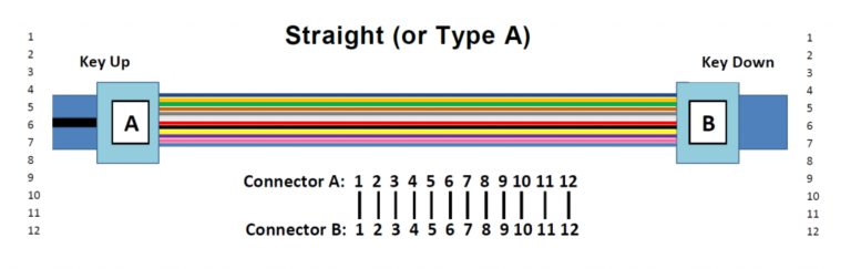 MPO Trunk Cable Type A