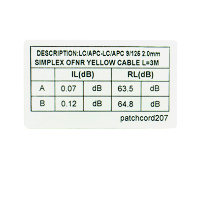 Fiber Patch Cable Packing