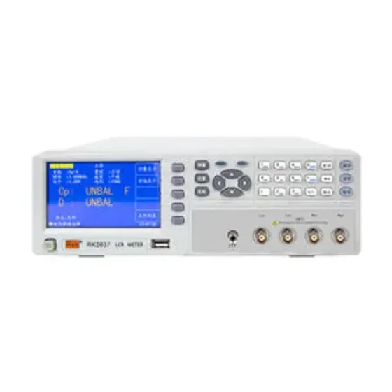 Rek RK2837 LCR Digital Bridge Tester Frequency 50Hz-100kHz 10mV-1.0V Digital Bridge Meter with USB RS232C Interface