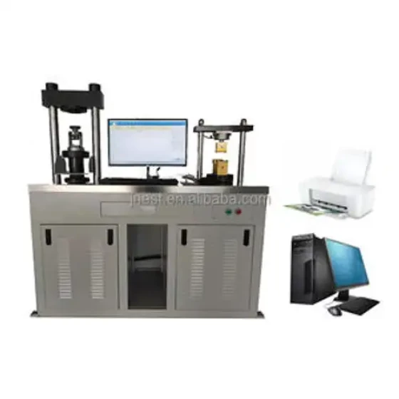 EN 1015-11 300KN +10KN Hydraulic Servo Control Constant Stress Cement Cube Compression Flexural Machine