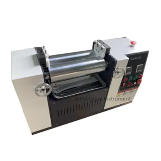 HT-KL80 Two Rollers Table Type Rubber Mixing Machine [Electric Heating] in Plastics Processing and Other Sectors