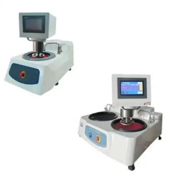 Automatisches metallografisches Schleifen und Polieren von ABS-Kunststoffmaterial 10-1400rpm Wasserkühlung Metallografie-Poliermaschine