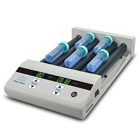 Huanyu LSM-80 Tube Roller Mixing Apparatus Roller Mix Instrument Rolling & Swinging with 6 Rollers Speed 10-80rpm