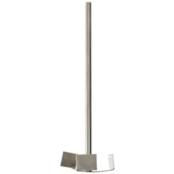Glas-Col 099D A210106 Stainless Steel 3-bladed Stirrer Paddle 63.5mm Diameter 222mm Shaft Length