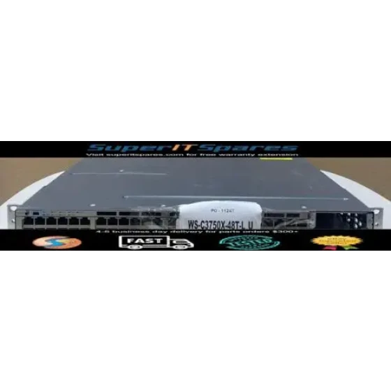 Ws-C3750X-48T-L Cisco Catalyst 3750 X Series 48 Port Network Switch