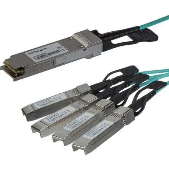Startech Aoc Breakout Kabel für Cisco Qsfp-4X10G-Aoc3M - 3M 40G 1X Qsfp+ zu 4X S