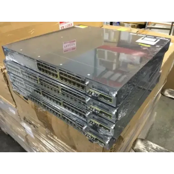 Cisco Ws-C3750X-48T-S 48 Port Gigabit Switch W/ C3Kx-Nm-1G