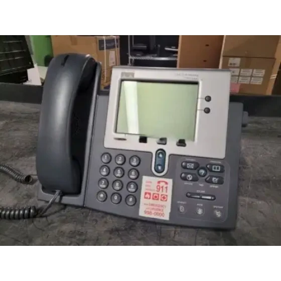 Cisco 7940 Series Cp-7940G Voip Poe Business Phone W/ Handset Hardly