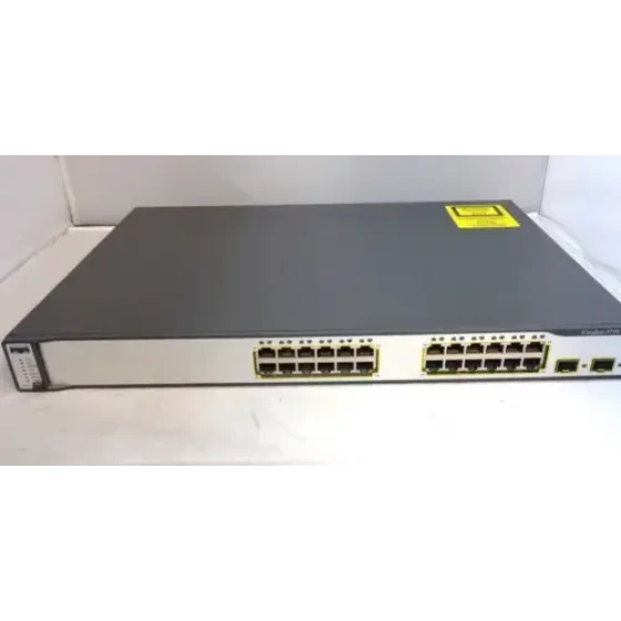 Cisco Ws-C3750-24Ps-S 3750 Poe Switch 12.2 Advip K9 Ccna Ccnp 3-Year Garant√≠a