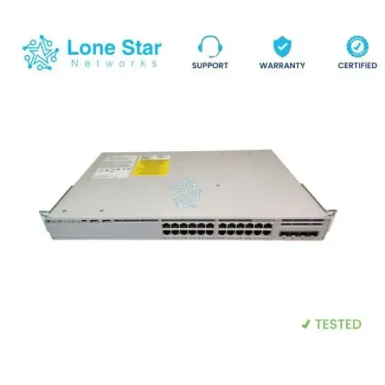 Cisco C9200L-24T-4G-E Catalyst 9200L 24-Port 4X1G Uplink Switch-Lifetime Wrnty