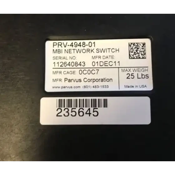 New Parvus Pvr-4948-01 Network Switch Rugged Cisco