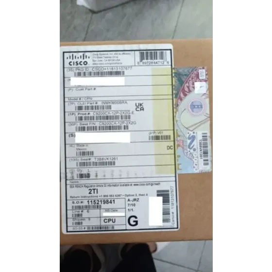 C9200Cx-12P-2X2G-E Cisco C9200Cx 12Port 1G 2X10G 2X1G Poe+ Network Essential