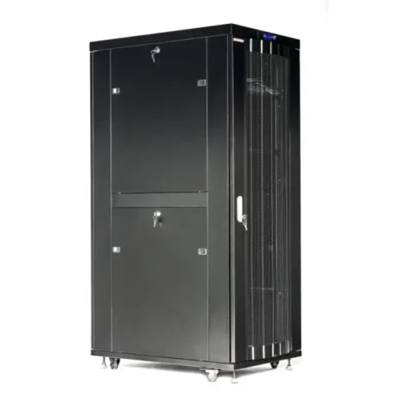 Armoire 42U à portes grillagées 39 pouces de profondeur 19 pouces de hauteur Armoire serveur debout