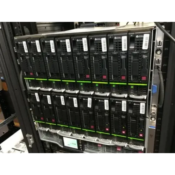 Hp C7000 Bladesystem W/16X Bl460C G8 16X E5-2690 V2 *320 Cores* 1Tb Ram 10Gb+Ssd