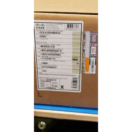 Cisco Ws-C3850-12X48U-E 48 Ports 10/100/1000 Upoe Nm-2-10G Module 2X 1100Wac