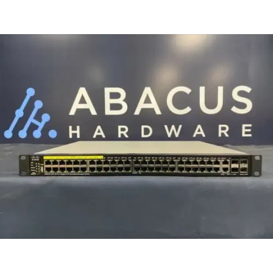 Cisco Sg550X-48P-K9 48-Port Gigabit Poe Stackable Managed Switch 1Yr