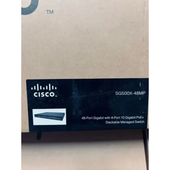 New Cisco Sg500X-48Mp Sg500X-48Mp-G5 Clean Sn