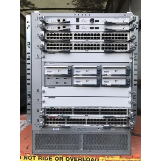Cisco Nexus N7K-C7009 2X Sup2E 3X F248Xt-25E M148Gt-11 2X Ac-7.5Kw 5X Fab-2 F2E