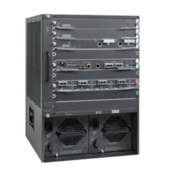 Ws-C6509-E Catalyst 6500 9-Slot Chasis Buen Estado Con Tarjetas