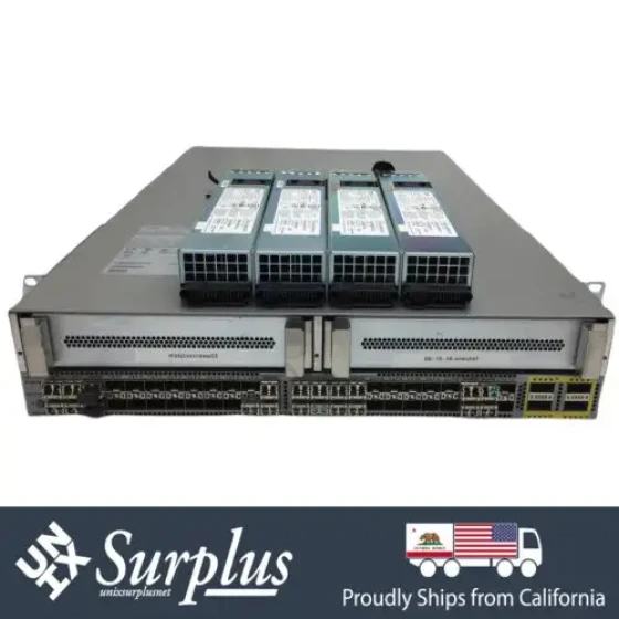 48 Port 10Gb Sfp+ Cisco Nexus 56128P Switch 4X Psu W/ Ears | 4X 40G + 21X Optics