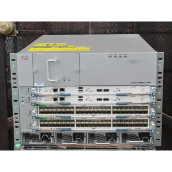 Cisco N7K-C7004 Nexus 7000 Series 4-Slot W/2X (N7K-F348Xp-25) & 2X (N7K-Sup2E)