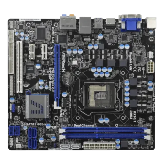 Für Asrock Z68M/Usb3 D-Sub Dvi-D Hdmi Ddr3 Lga1155 2/3Th Gen Motherboard Ok