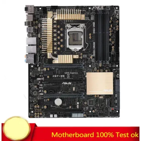 Para Asus Z97-Ws Motherboard Soporta 4790K Ddr3 Lga1150 Z97 32G Trabajo