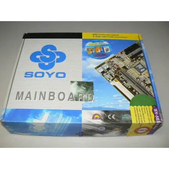 Soyo Sy-5Ema Pro - Socket 7 Motherboard - 1 Agp 5 Pci 2 Isa -