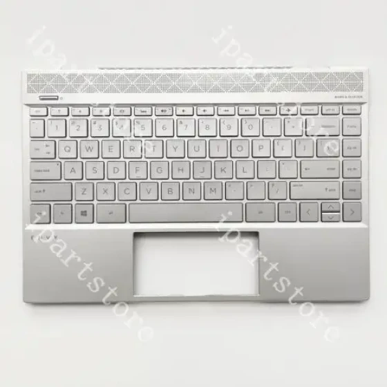 Nuovo per Hp Envy 13-Ah 13-Ah0051Wn caso superiore Palmrest tastiera retroilluminata argento noi