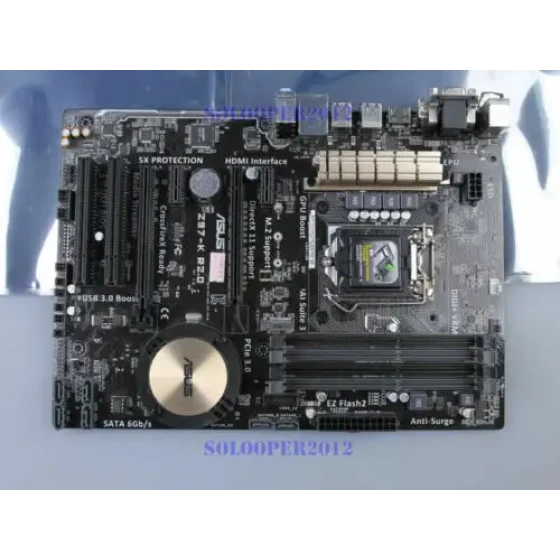 Asus Z97-K R2.0 Lga 1150 Intel Z97 Dvi Hdmi Usb3.0 4K Placa Base Con E/S Ddr3
