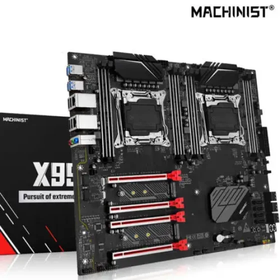 X99 Desktop Motherboard Lga 2011-3 Dual Cpu With Ddr4 Ram Sata 3.0 Dual Nvme M.2