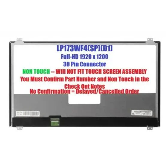 Asus G751Jl Laptop Led Lcd Bildschirm Lp173Wf4(Sp)(D1) Ips Gsync 17.3" Full Hd