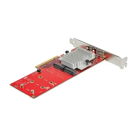 Startech.Com Pex8M2E2 X8 Dual M.2 Pcie Ssd Adapter - Pcie 3.0 - Pci Express M.2