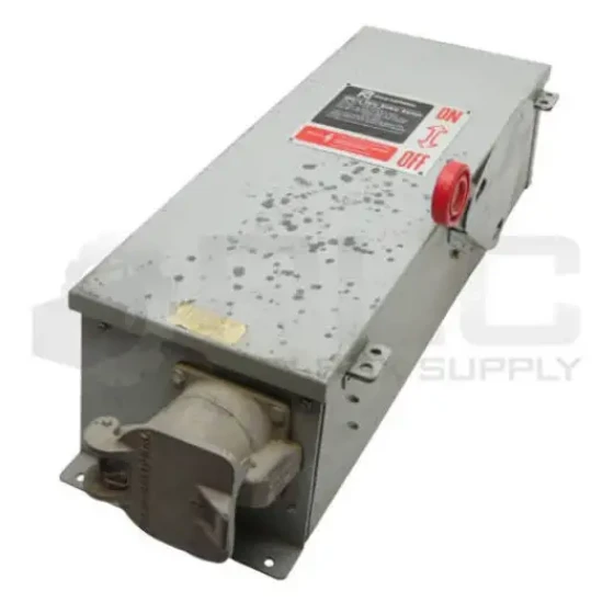 Pyle-National Wfrs-6036 Heavy Duty Safety Switch With 4 Wire Plug 60A 3P 600V