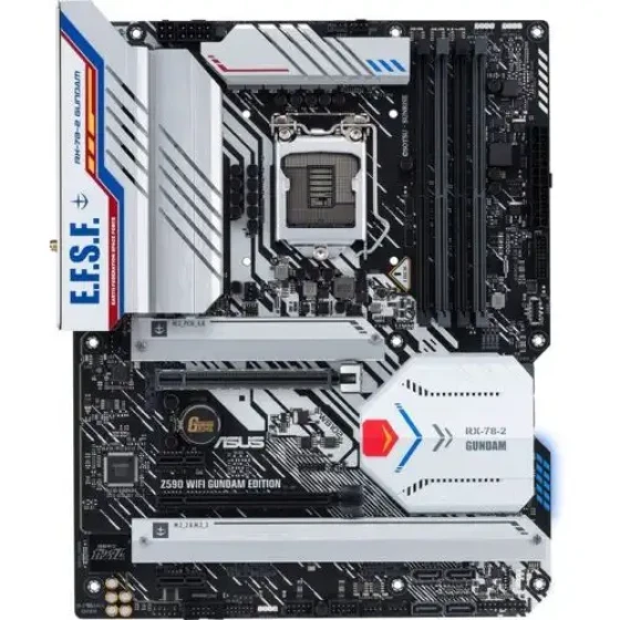 Placa Base De Sobremesa Asus Tuf Z590 Wifi Gundam Edition Lga-1200 Ddr4 Atx Rgb
