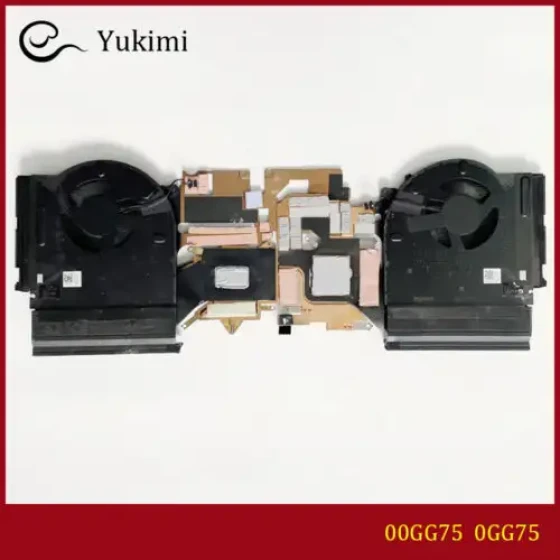 00Gg75 Für Dell Alienware M17 R4 Schwarz Cpu Grafik Kühler Kühlung Lüfter