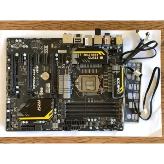Msi Z77 Mpower Motherboard Lga 1155 Hdmi Vga Usb 3.0 Sata Iii