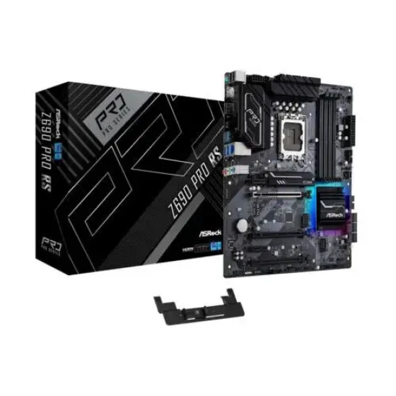 Asrock Z690 Pro Rs Lga 1700 Intel Z690 Sata 6Gb/S Ddr4 Atx Intel Motherboard