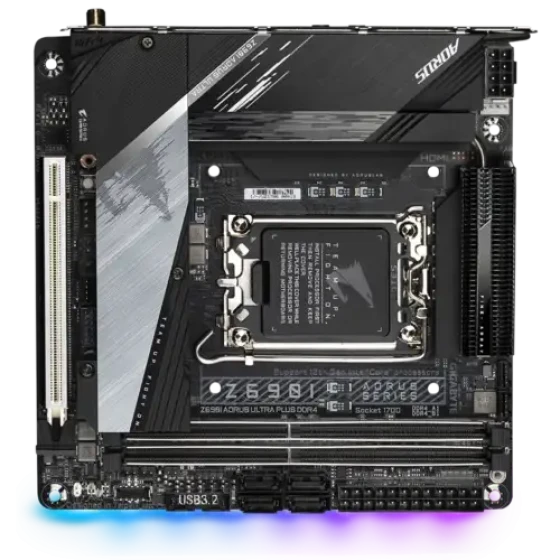 Gigabyte Z690I Aorus Ultra Plus Ddr4 Motherboard Intel Z690 Lga1700 Ddr4 M-Itx
