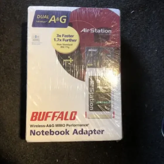 Buffalo Wli-Cb-Ag108Hp Wireless-A&G Mimo Performance Notebook Adapter