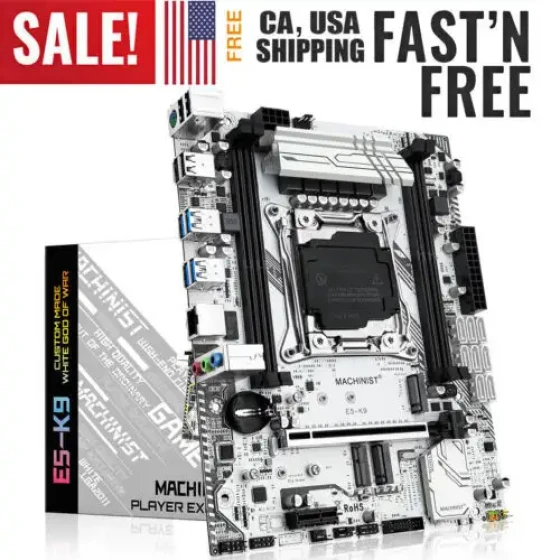 X99 Motherboard Lga 2011-3 Support 4Ddr4 Ecc Ram Nvme M.2 Wifi M.2 For Intel E5