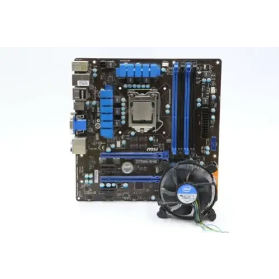 Msi Z77Ma-G45 Z77 Motherboard Lga 1155 Ddr3 + Intel I5 2500K Cpu 3.2Ghz E63