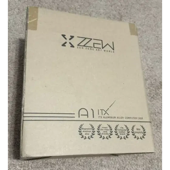 Zzew A1P Mini-Itx Case Micro Itx Pc Case + 350W 80 Gold Plus Power.
