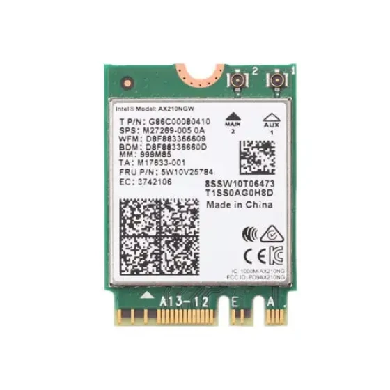 Intel Ax210Ngw Wifi 6E M.2 Wifi Karte 802.11Ac Ax Netzwerk Bluetooth 5.2 Adapter