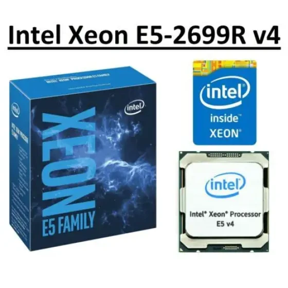 Intel Xeon E5-2699R V4 Sr31X 2.6 - 3.6 Ghz 55Mb 22 Core Lga2011-3 145W Cpu