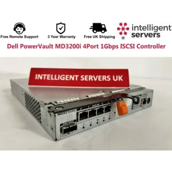 Controlador Iscsi Dell Powervault Md3200I de 4 puertos y 1 Gbps - 770D8