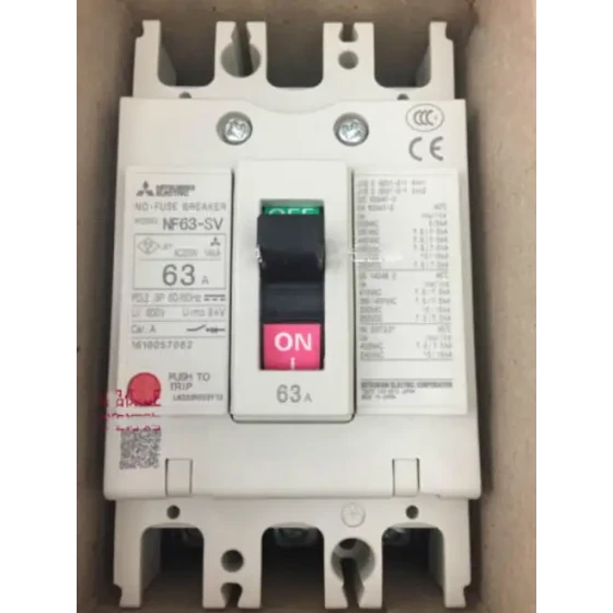 Mitsubishi Nf63-Sv 3P 63A Molded Case Circuit Breaker-