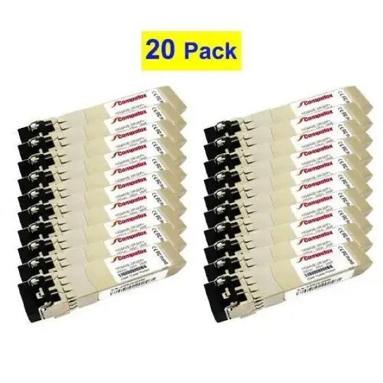 20Pk Zte Sfp-10Ge-M Compatible 10Gbase-Sr Sfp+ Transceiver (Mmf 850Nm 300M)