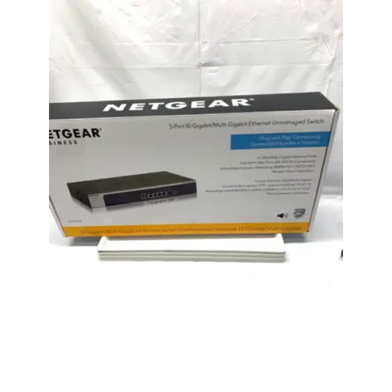 Netgear Xs505M 5-Port 10-Gigabit/Multi-Gigabit Ethernet Unmanaged Switch