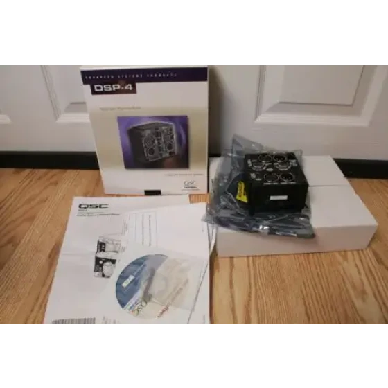 Dsp-4 Digital Signal Processor Module Xlr -Rs-232 Qsc Manager Software Ver 4.75